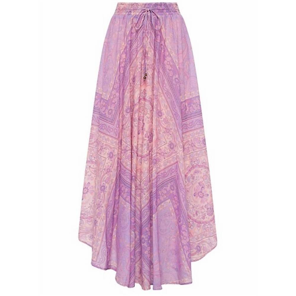 NEW SPELL farrah half moon skirt in lilac - Picture 3 of 3